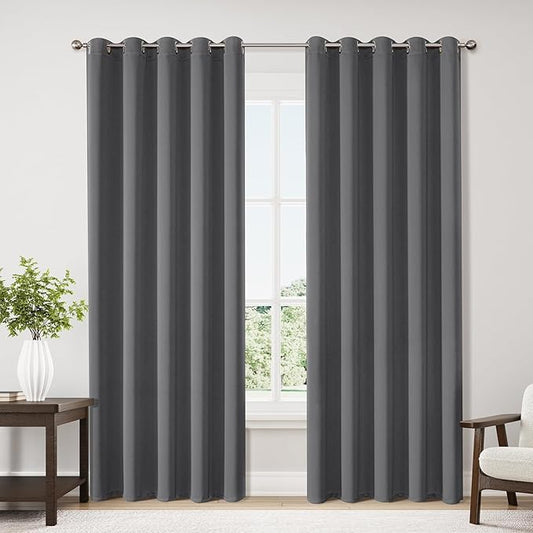 ChrisDowa Blackout Curtains 70 inches Wide