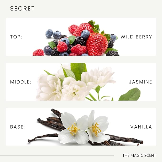 The Magic Scent Secret Diffuser Oil - Hotel & Home Luxury Scents - Diffuser Oil Scents for Home Designed for Use in All Diffusers - 16.5 fl oz, 500 mL