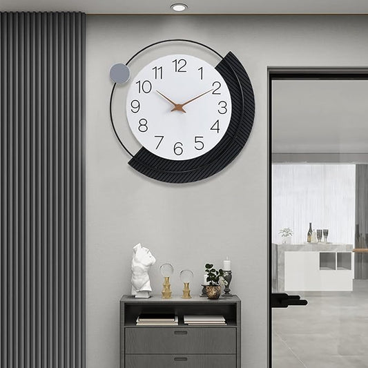 Dankeit Decorative Wall Clock, Silent Non-Ticking Quartz Battery Operated