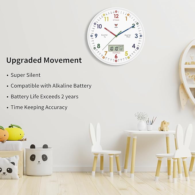 Foxtop Digital and Analog Learning Clock