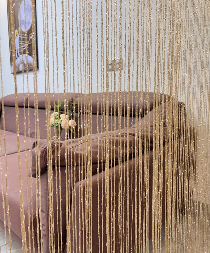 ave split Decorative Door String Curtain Wall Panel Fringe Window Room Divider
