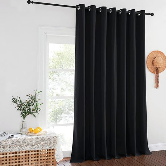 NICETOWN Black Out Blinds for Sliding Doors