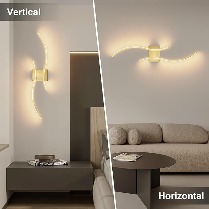 Battery Operated Wall Sconces Set of Two