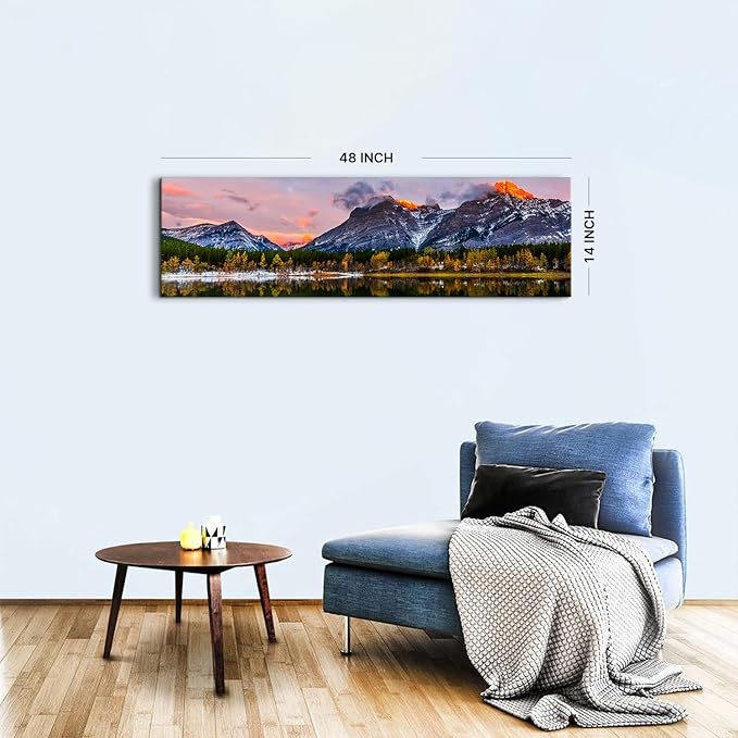 Sunset Landscape Canvas Wall Art