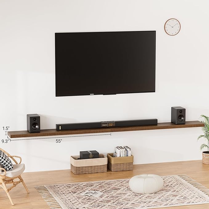 Heimlove 9.3" Deep Floating Shelves
