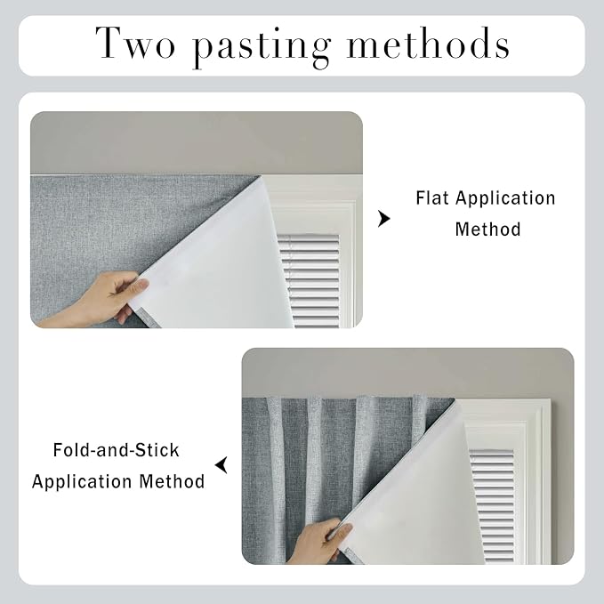 Adhesive 100% Blackout Curtain