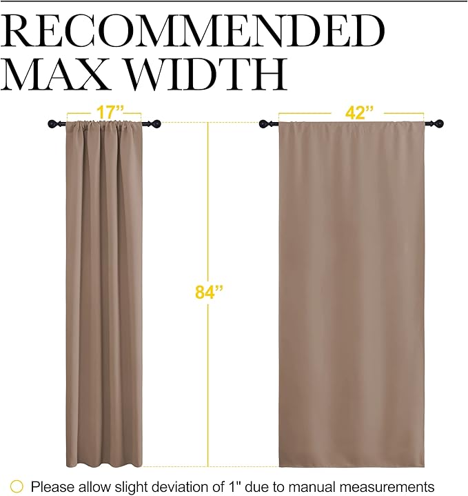 NICETOWN Blackout Drapes and Curtains