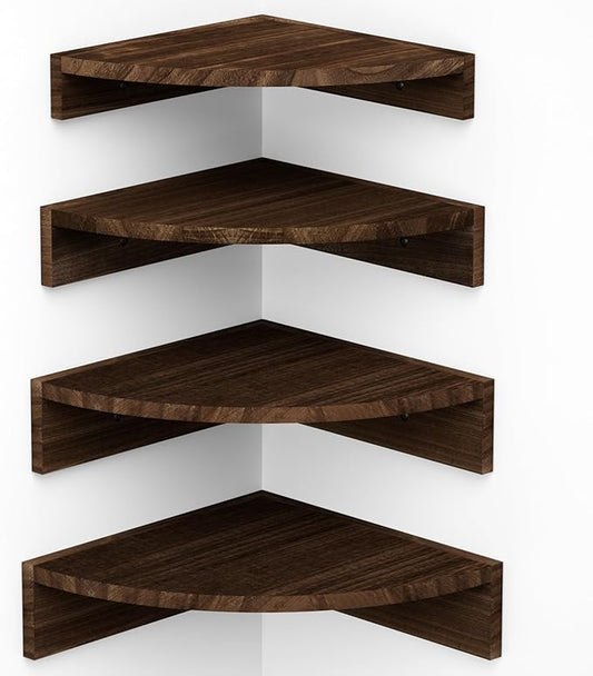 Alsonerbay Corner Shelf Wall Mount, Floating Shelves
