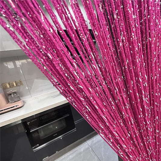 ave split Decorative Door String Curtain Wall Panel Fringe Window Room Divider
