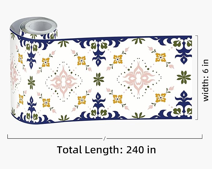 FLFK Peel and Stick Wallpaper Border