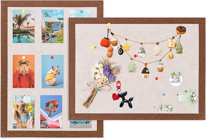 Felt Bulletin Board, 15.7''X 11.8'' corkboard Pin Board