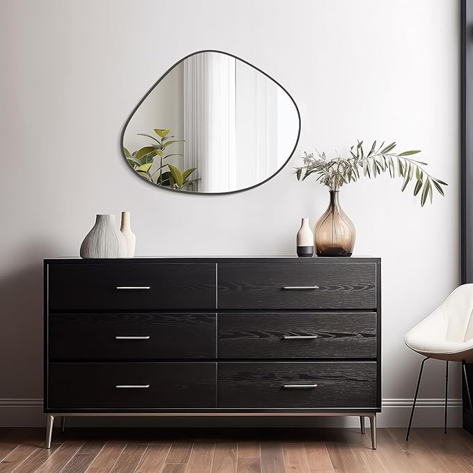 WallBeyond Asymmetrical Mirror, Irregular Wall Mirror