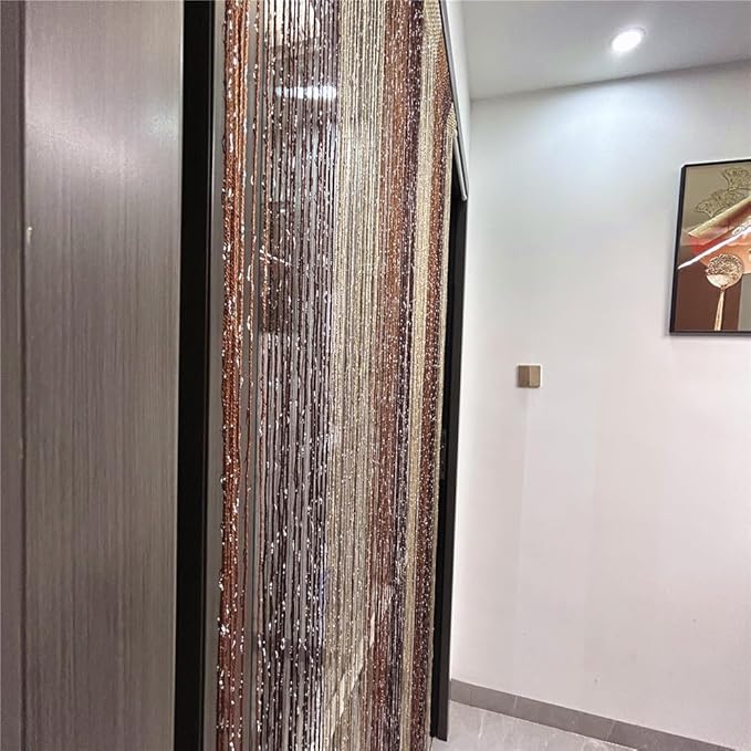 ave split Decorative Door String Curtain Wall Panel Fringe Window Room Divider