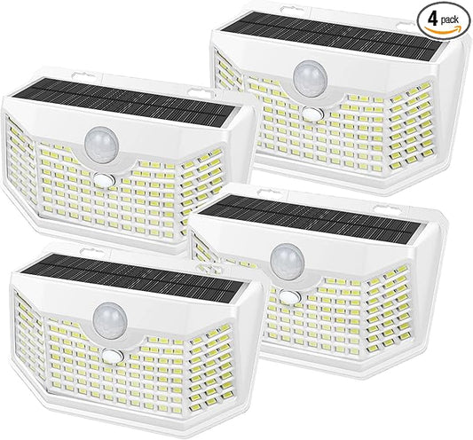 HMCITY 120 LED Outdoor Solar Lights