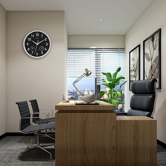 Wall Clock, Sweep Silent Movement Accurate Clocks