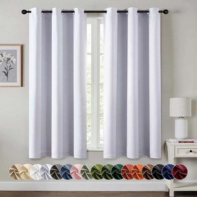 MIULEE Blackout Curtains for Bedroom Living Room 2 Panels, Thermal Insulated