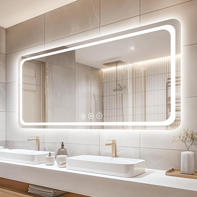 60" x 30" Led Bathroom Mirror