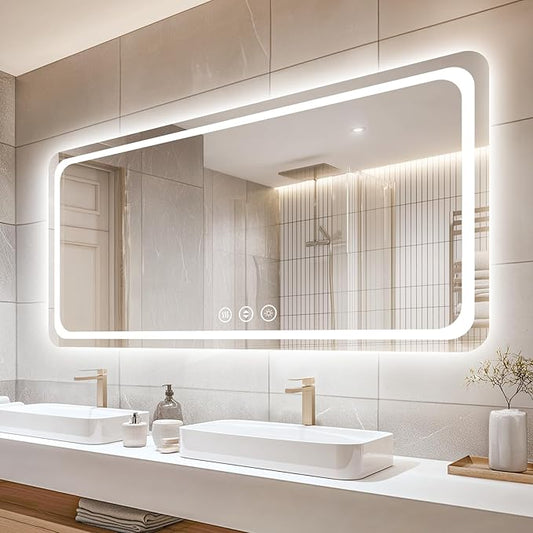 60" x 30" Led Bathroom Mirror
