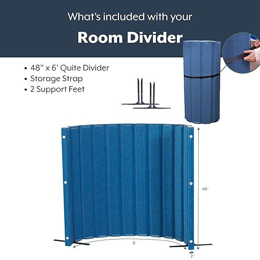 Angeles 48" x 6' Quiet Divider