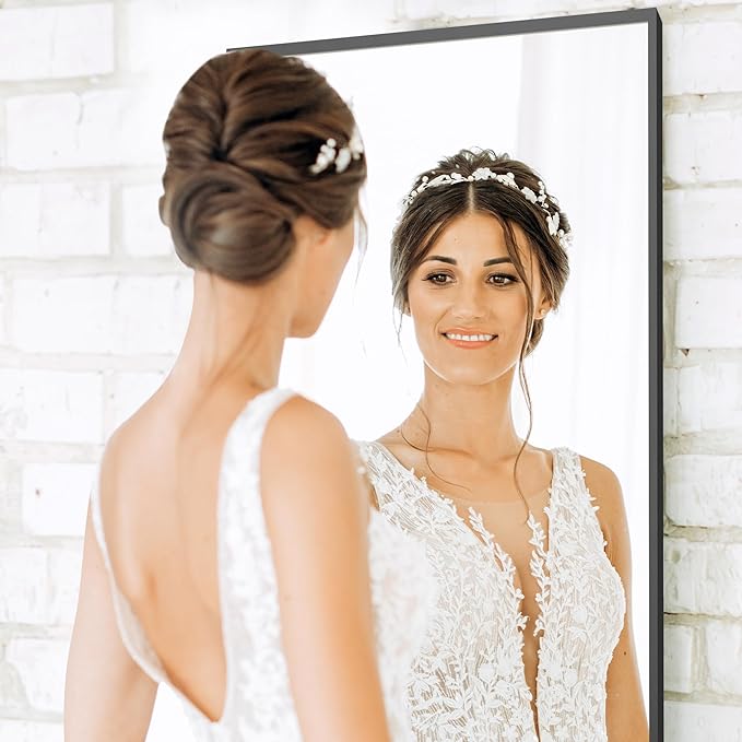 Sweetcrispy 59"x16" Full Length Mirror, Leaning or Standing Full Body Mirror