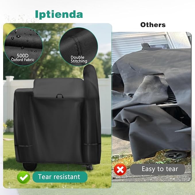 Grill Cover for Traeger Pro 22/34/575 Smoker Grill, 41inch Outdoor BBQ Grill Cover Waterproof heavy duty for Traeger Lil'Tex Elite, Eastwood, Z-Grill Series Smoker Grills-41"L x 27"W x 47"H