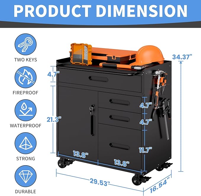 Metal Garage Storage Cabinet