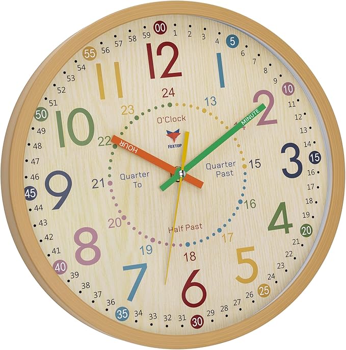 Foxtop Learning Clock for Kids