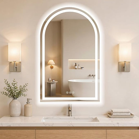 Arched LED Bathroom Mirrors