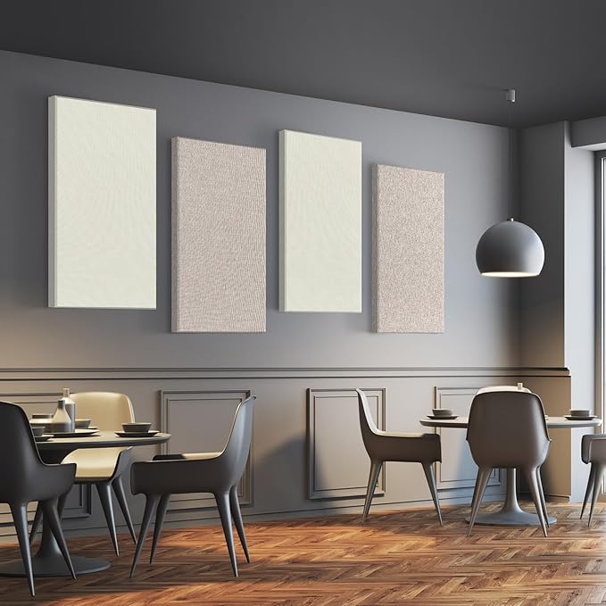 UMIACOUSTICS 2 PCS Acoustic Panel, 47.2" x 23.6" x 2" Fiberglass Sound Proof