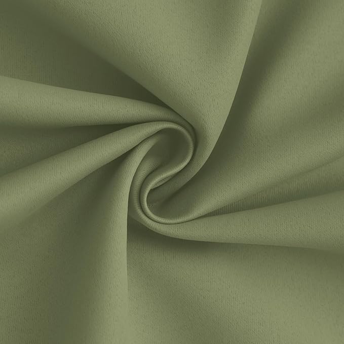 Yakamok 100% Blackout Curtain Panels 63 inches Cold and Light Blocking Drapes