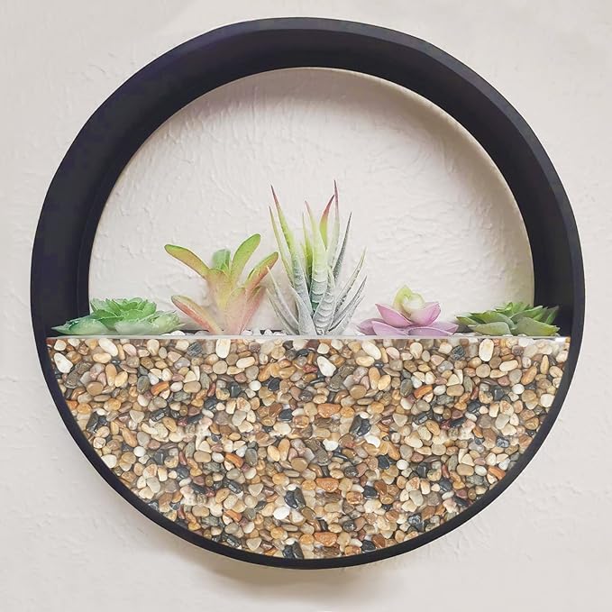 GASPRO 10 lb Decorative Pebbles for Plants, 3/8 Inch Mixed Color Rocks, Small Stones for Indoor Planters, Succulents & Vase Filler, Pea Gravel for Aquariums