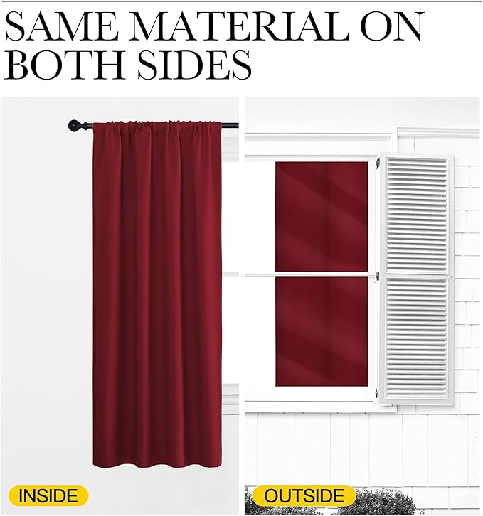 NICETOWN Room Darkening Curtains