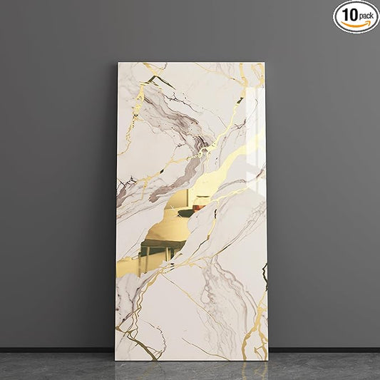 Haimin Wall Panels Peel and Stick 10 Pieces 23.6x11.8in Lightweight Backsplash