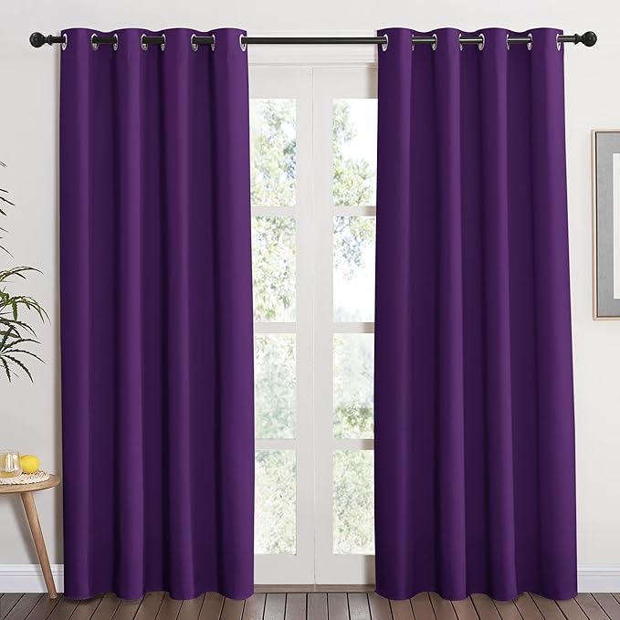 NICETOWN Blackout Window Curtain Short