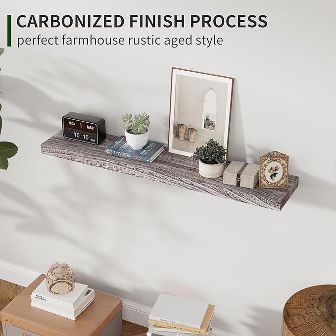 Marsmiles Wood Floating Shelves