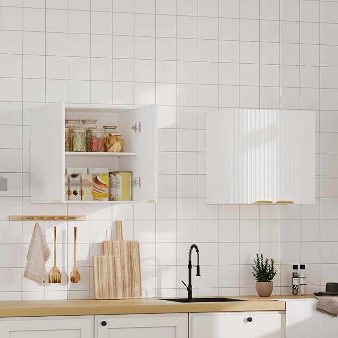 ChooChoo Bathroom Wall Cabinet, Kitchen Storage Cupboard Cabinet