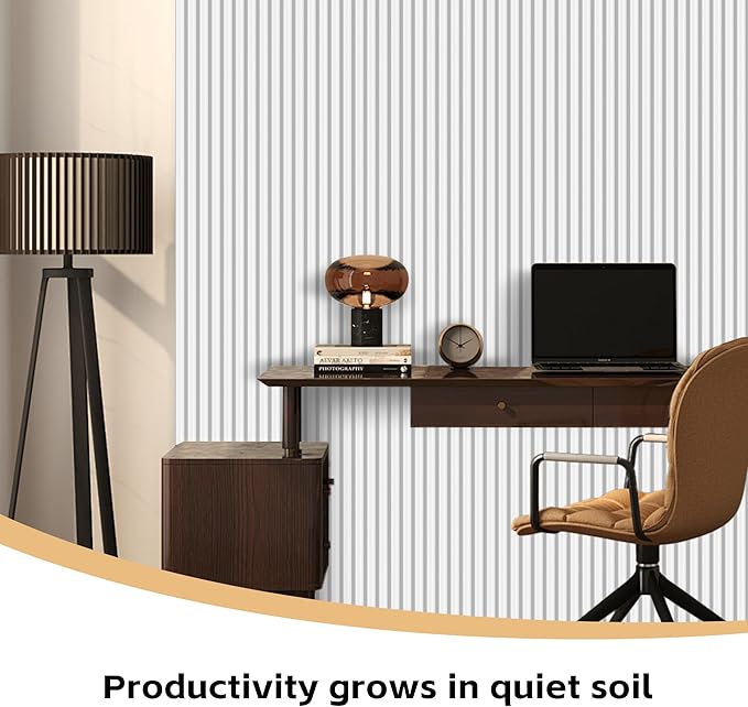 RITOLLO 6 Pack Acoustic Wall Panels, 47.2X23.6X0.4 inch Decorative