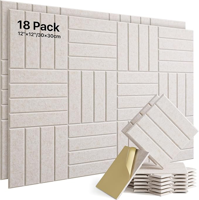 18 Pack Sound Proof Foam Panels