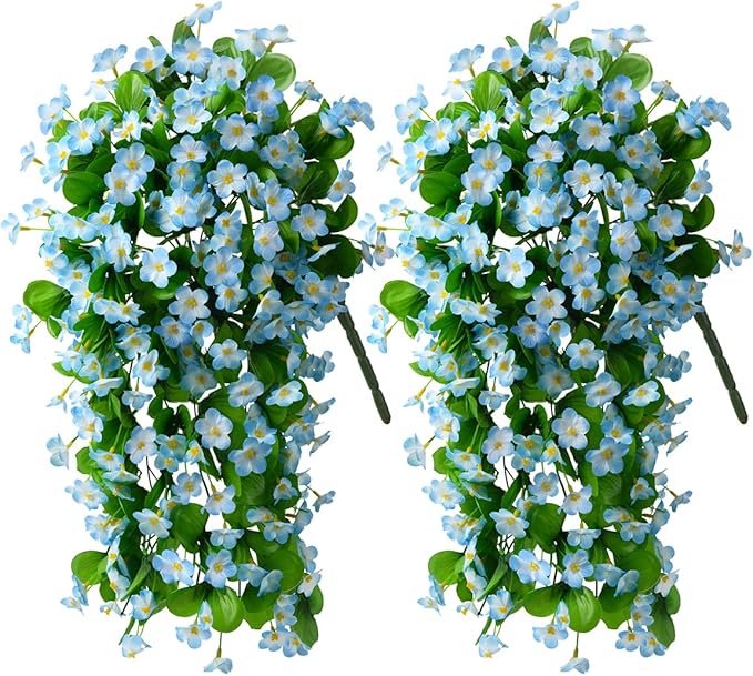 ZFProcess Artificial Fake Hanging Flowers Plants