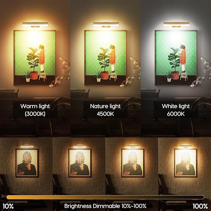 6pcs Battery Operated Picture Light