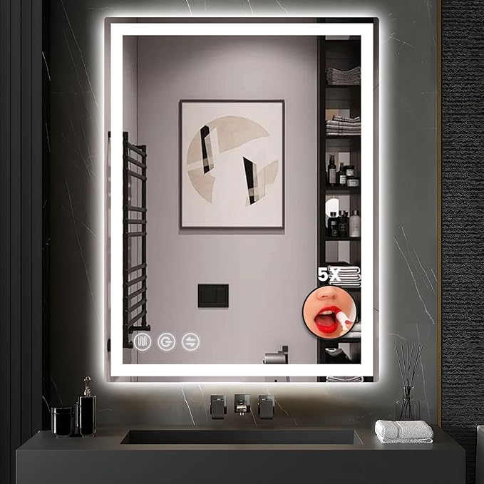 24"x 36" LED Bathroom Mirror