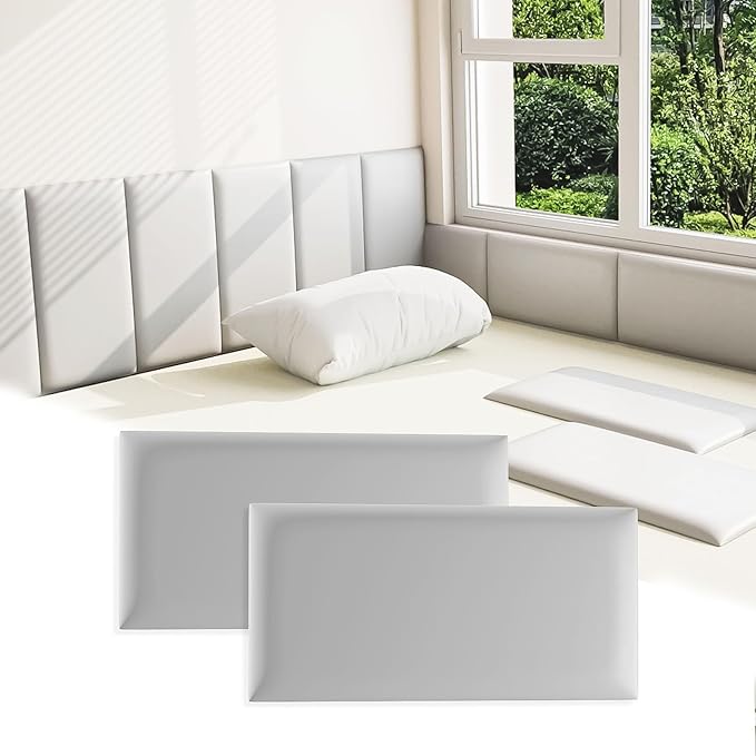 3D Anti-Collision Wall Padding for Kids, Self-Adhesive headboard Panels for wall