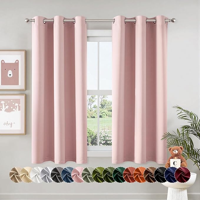 MIULEE Blackout Curtains for Bedroom Living Room 2 Panels, Thermal Insulated