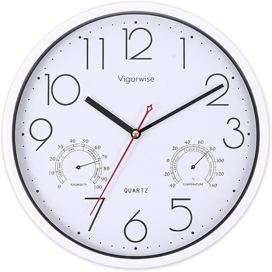 Wall Clock, Sweep Silent Movement Accurate Clocks