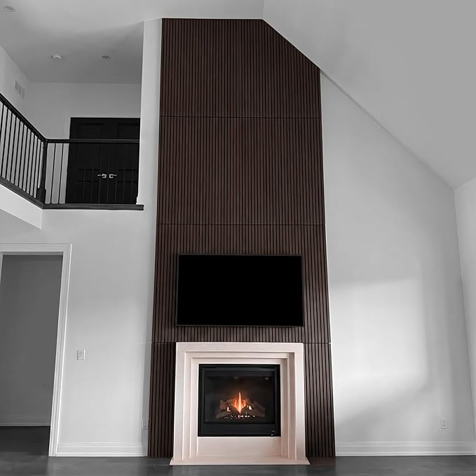 Wood Slat Acoustic Wall Panels-3D Fluted Sound Absorbing Panel