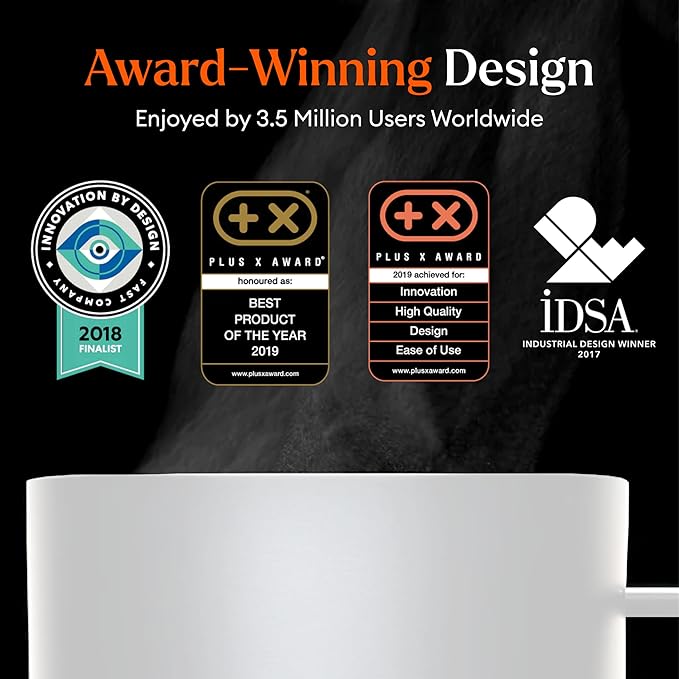 Ember Temperature Control Smart Mug 2, 14 Oz, App-Controlled Heated Coffee Mug with 80 Min Battery Life and Improved Design, White