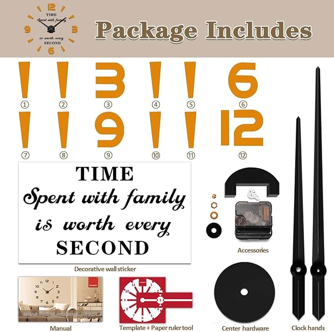 VANGOLD Design Frameless Wall Clocks