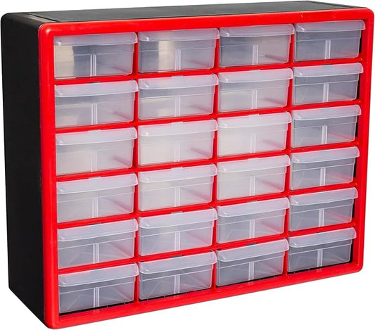 Akro-Mils 24-Drawer Plastic Drawer Storage Cabinet