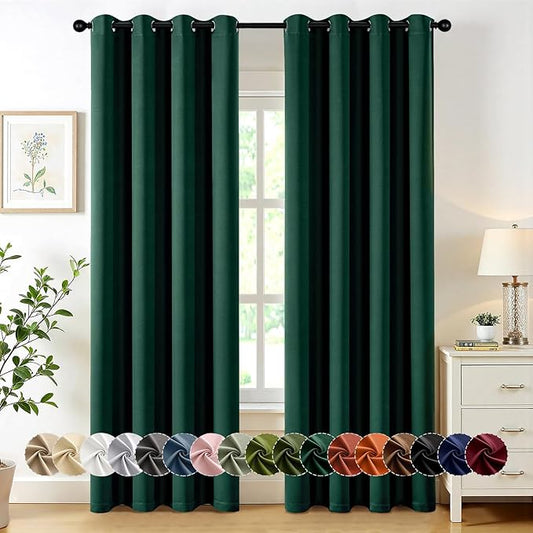 MIULEE Blackout Curtains for Bedroom Living Room 2 Panels, Thermal Insulated