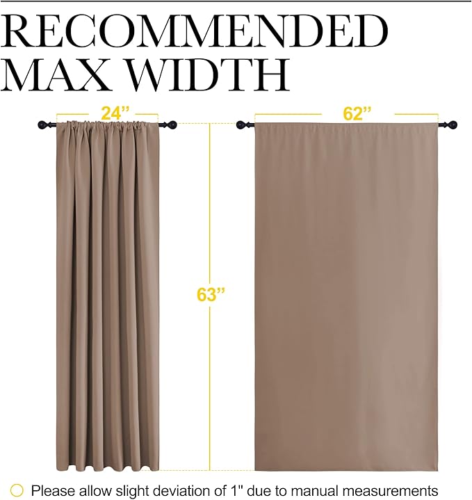 NICETOWN Kids Blackout Curtain Panels